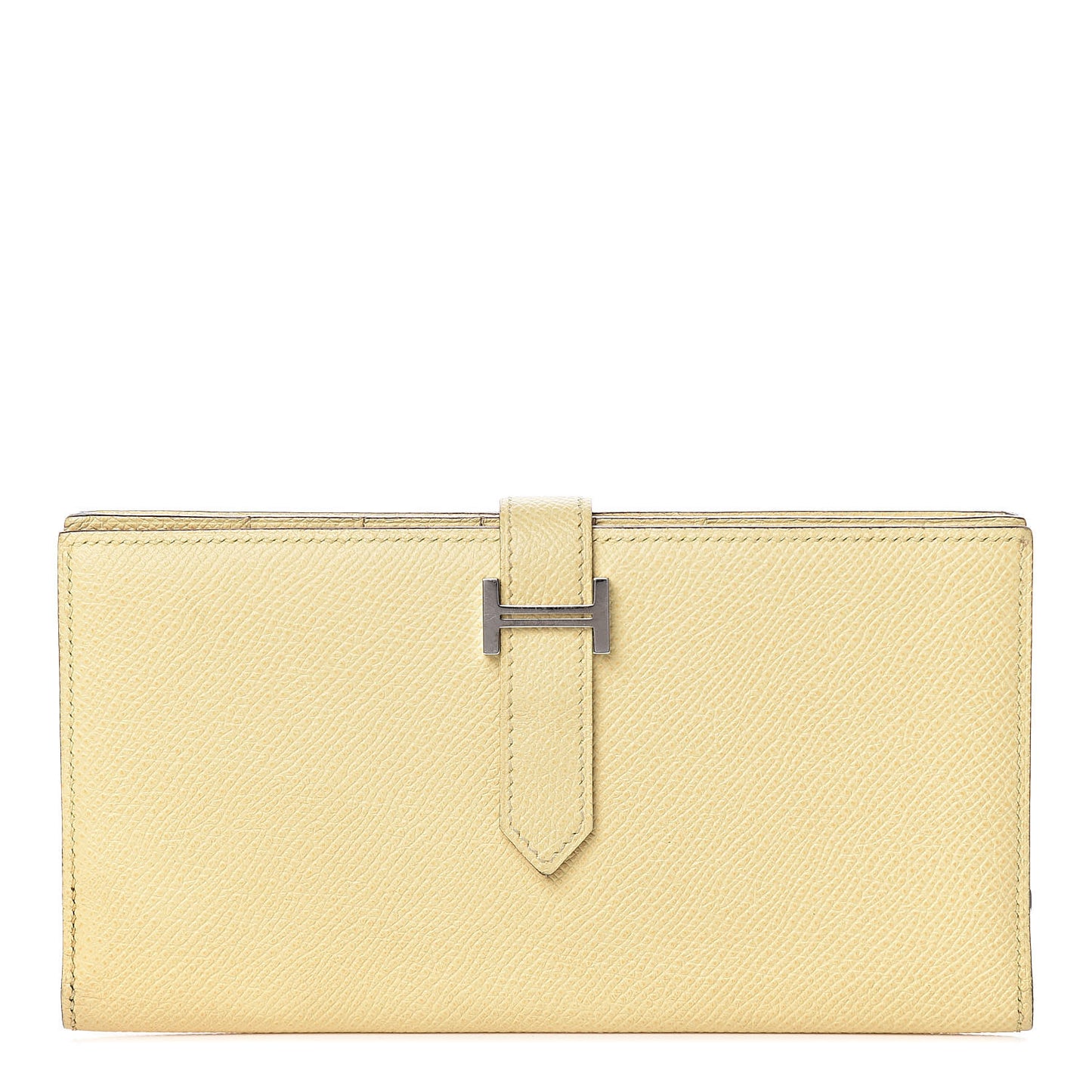 Epsom Bearn Gusset Wallet Jaune Poussin