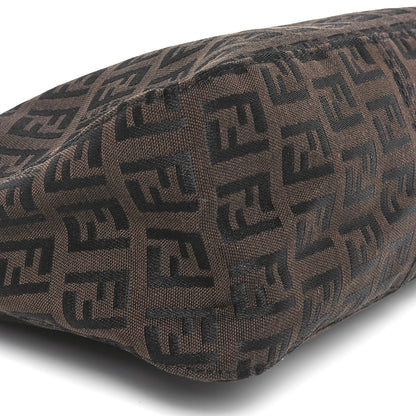 Fendi Zucchino Vitello Mini Pochette Moro Black 9 of 10