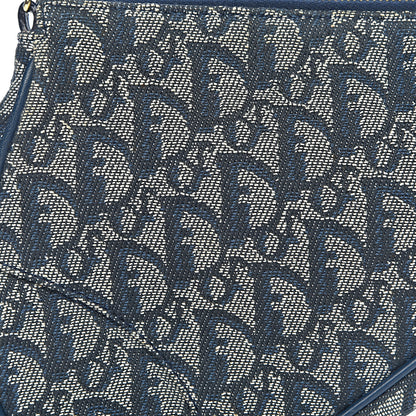 Christian Dior Monogram Mini Saddle Pochette Navy 9 of 9