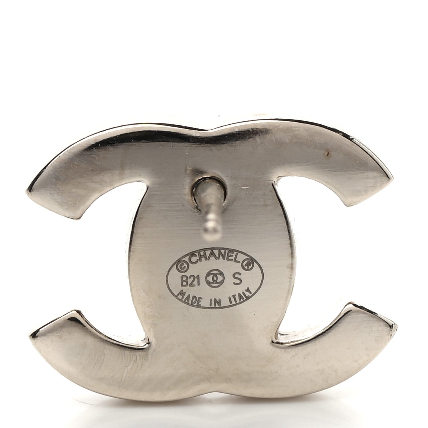 Chanel Metal CC Turnlock Clip On Earrings Gold 4 of 4