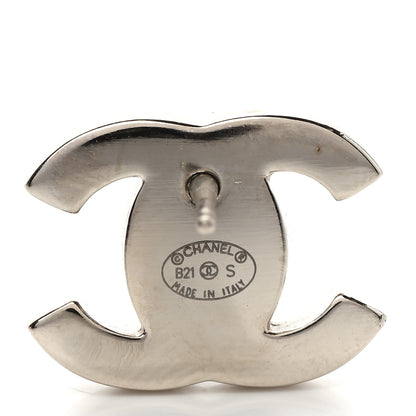 Chanel Metal CC Turnlock Clip On Earrings Gold 4 of 4