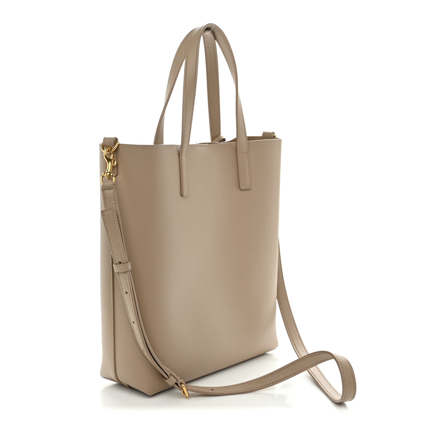 Calfskin Toy Shopping Tote Nude Powder