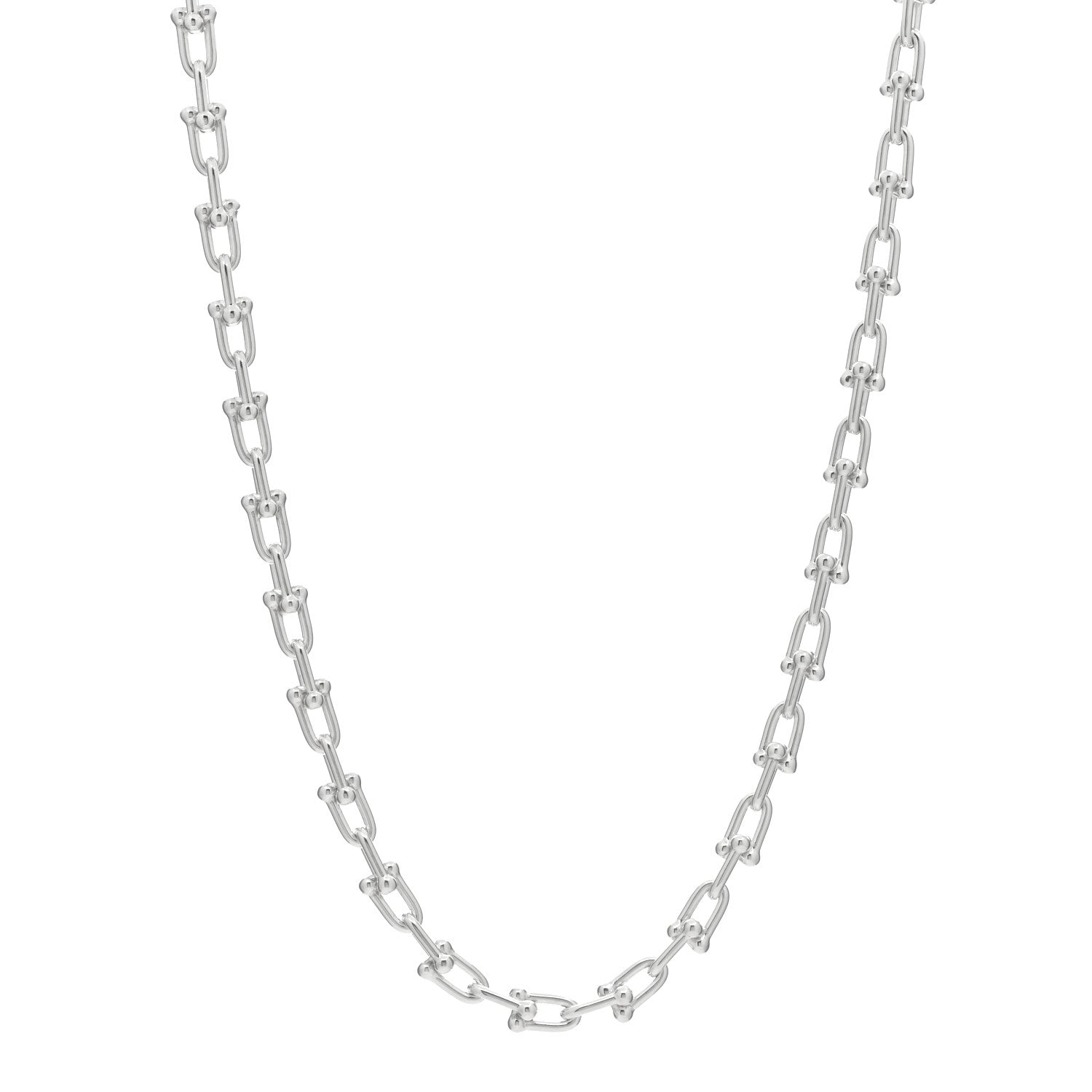 Tiffany Sterling Silver Medium HardWear Link Necklace 1 of 3