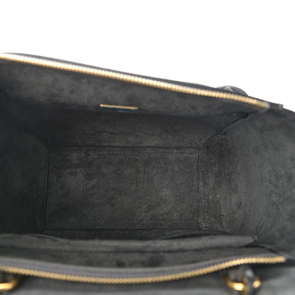 Celine Grained Calfskin Micro Belt Bag Grey 5 of 10