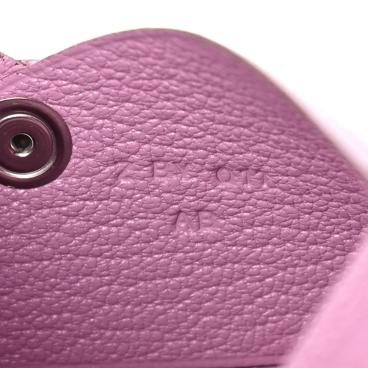 Hermes Chevre Mysore Calvi Card Case Mauve Sylvestre 7 of 10