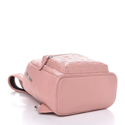 MCM Calfskin Ottomar Monogram Small Backpack Pink 4 of 10