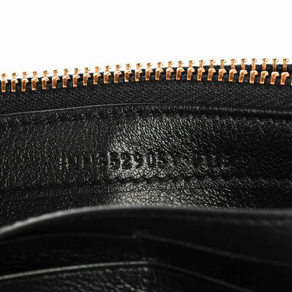 Saint Laurent Chevre Belle De Jour Flap Wallet Black 6 of 7