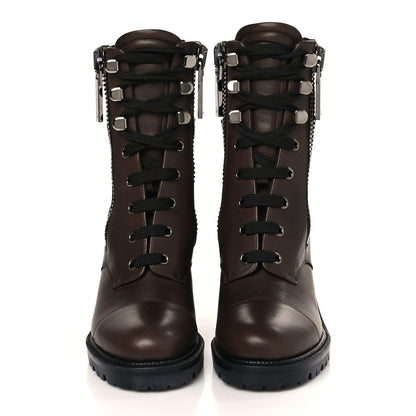 Christian Louboutin En Hiver Mixed Dual-Zip Booties 36.5 Arabica 2 of 11