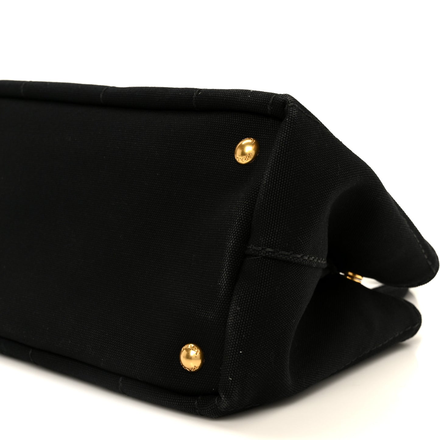 Canapa Small Logo Tote Black Talco