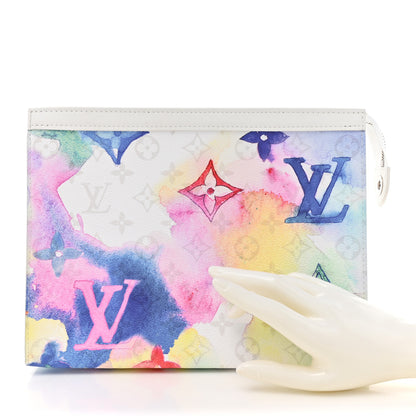 Louis Vuitton Monogram Watercolor Pochette Voyage MM Multicolor 2 of 8