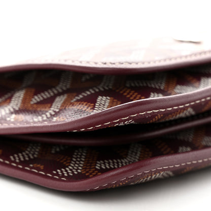 Goyard Goyardine Plumet Wallet Clutch Burgundy 9 of 12