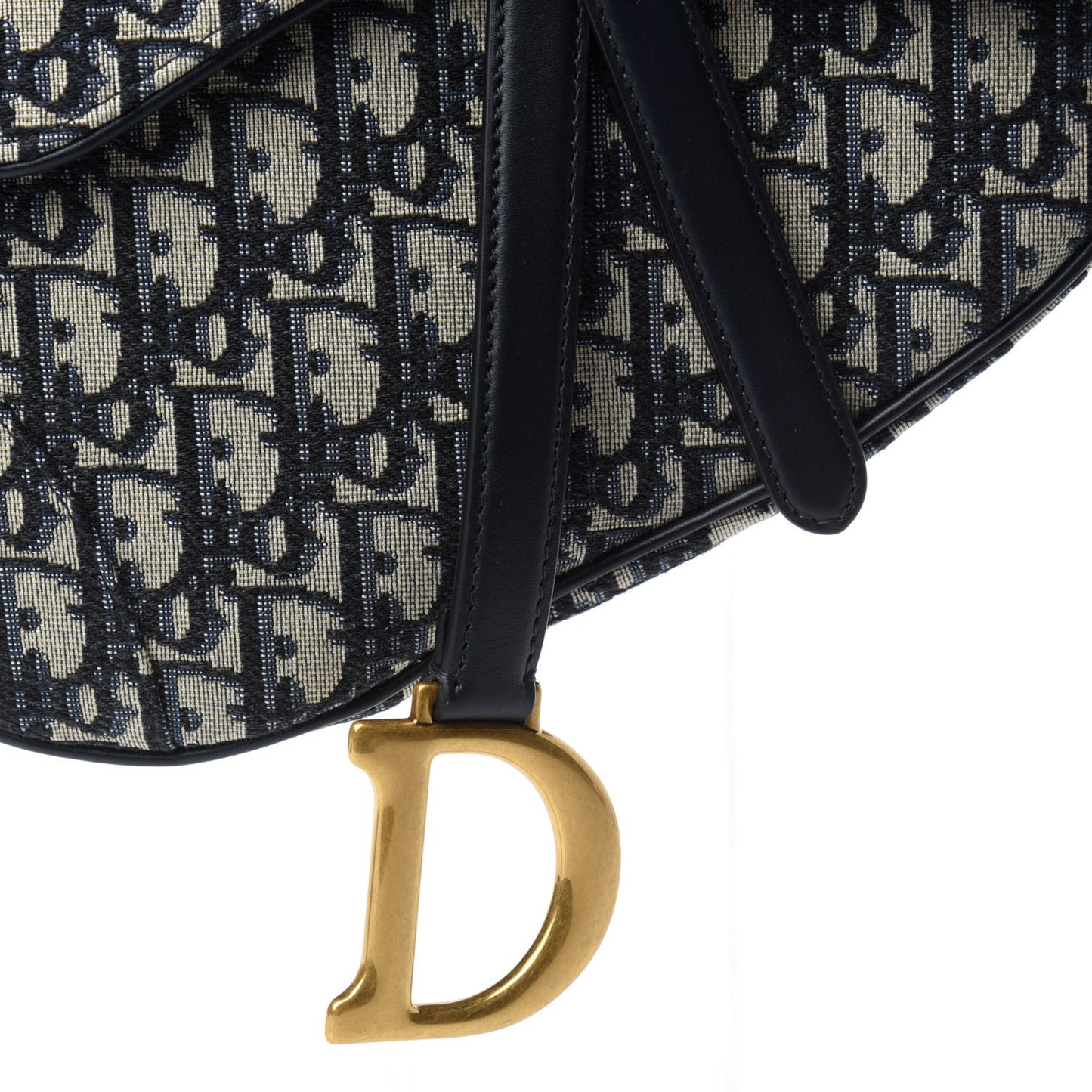 Oblique Saddle Bag Blue