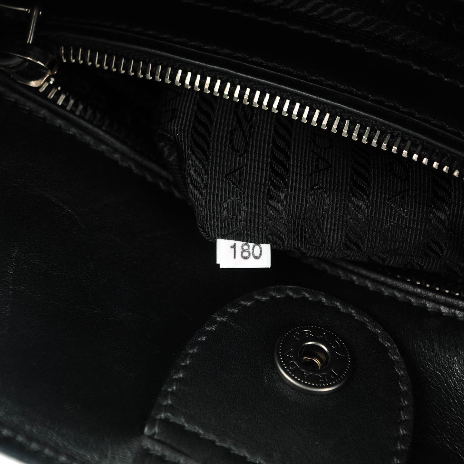 Prada City Calf Front Pocket Tote Nero Black 8 of 8