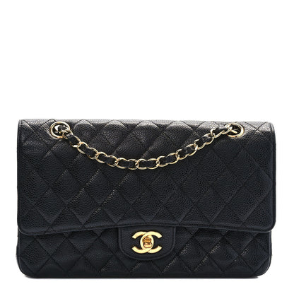 Chanel Caviar Quilted Medium Double Flap Black 1 of 9