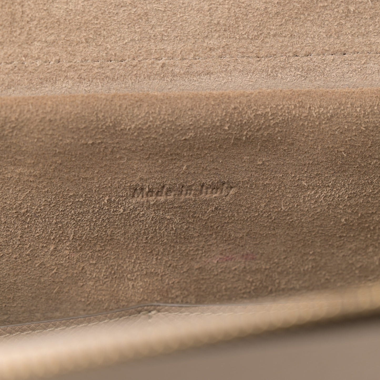 Grained Calfskin Mini Belt Bag Light Taupe