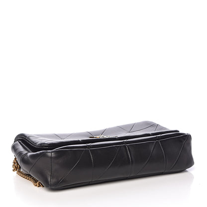 Saint Laurent Lambskin Patchwork Monogram Medium Jamie Black 4 of 9