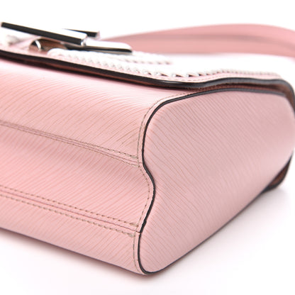Louis Vuitton Epi Whipstitch Heart Twist Shoulder Bag MM Rose Ballerine 10 of 13