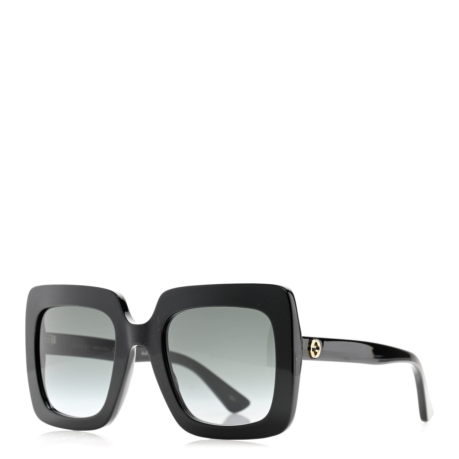 Gucci Acetate Oversize Sunglasses GG0328S Black 1 of 9