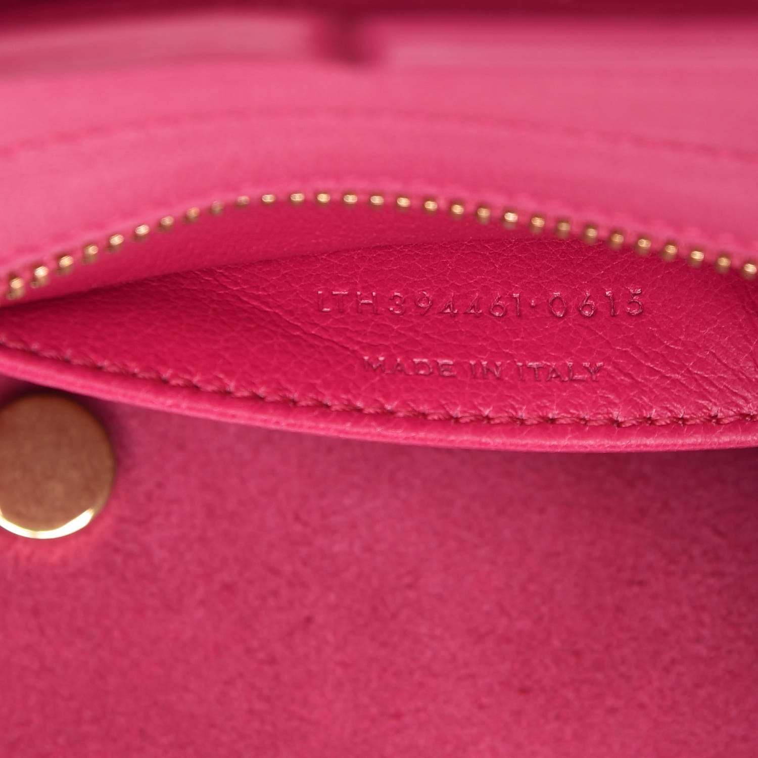 Saint Laurent Smooth Calfskin Small Monogram Cabas Bubblegum 7 of 10