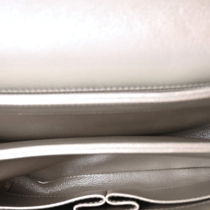 Chanel Metallic Lambskin Quilted Small Trendy CC Flap Dual Handle Bag Silver Silver 5 of 11