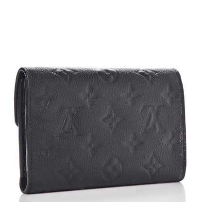 Louis Vuitton Empreinte Compact Curieuse Wallet Black 3 of 9