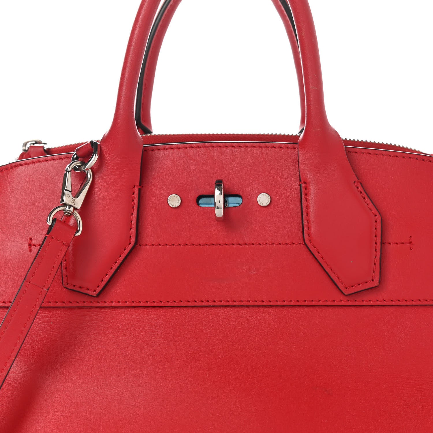 Louis Vuitton Calfskin City Steamer PM Rubis 7 of 20