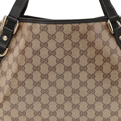 Gucci Crystal Monogram Medium Abbey Shoulder Bag Dark Brown 8 of 10