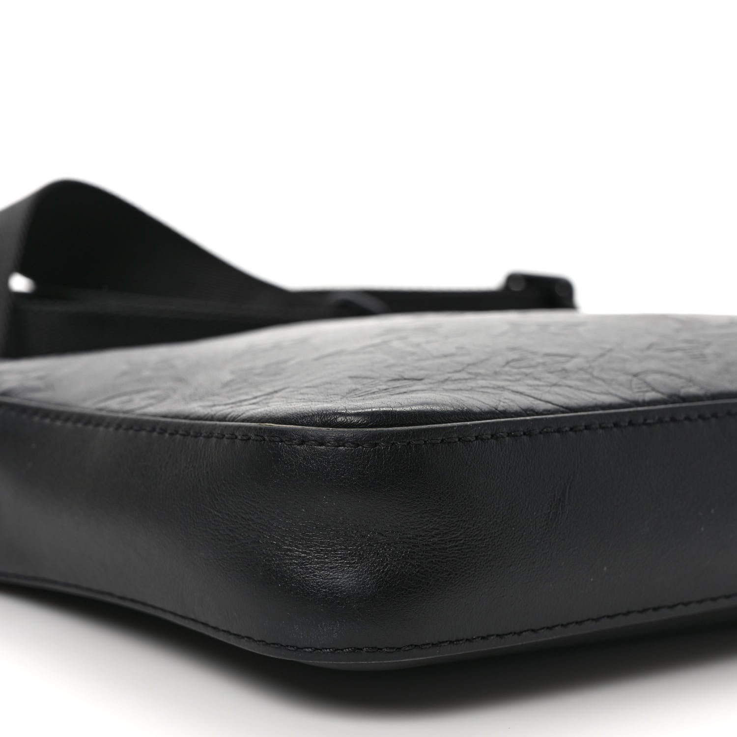 Louis Vuitton Calfskin Monogram Shadow Duo Messenger Black 7 of 10