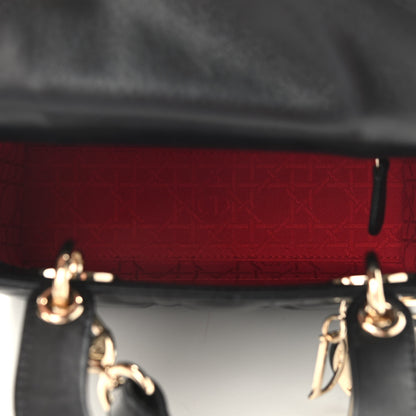 Christian Dior Lambskin Cannage Small My ABCDior Lady Dior Black 5 of 8