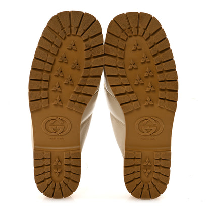 Gucci Goatskin Auroville Horsebit Mules 38.5 Ivory 11 of 18