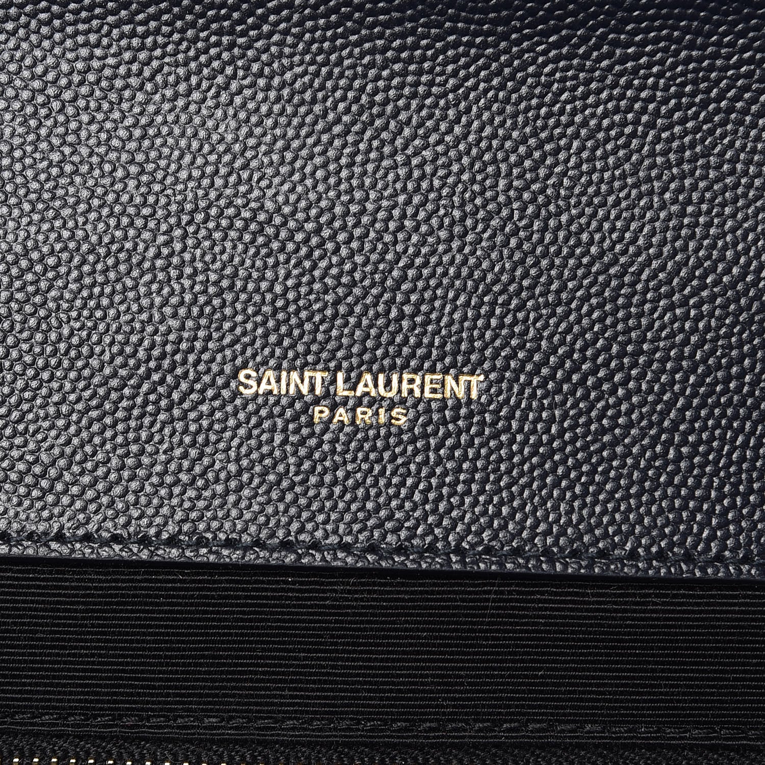 Saint Laurent Grain De Poudre Mixed Matelasse Large Triquilt Monogram Satchel Deep Marine 7 of 8