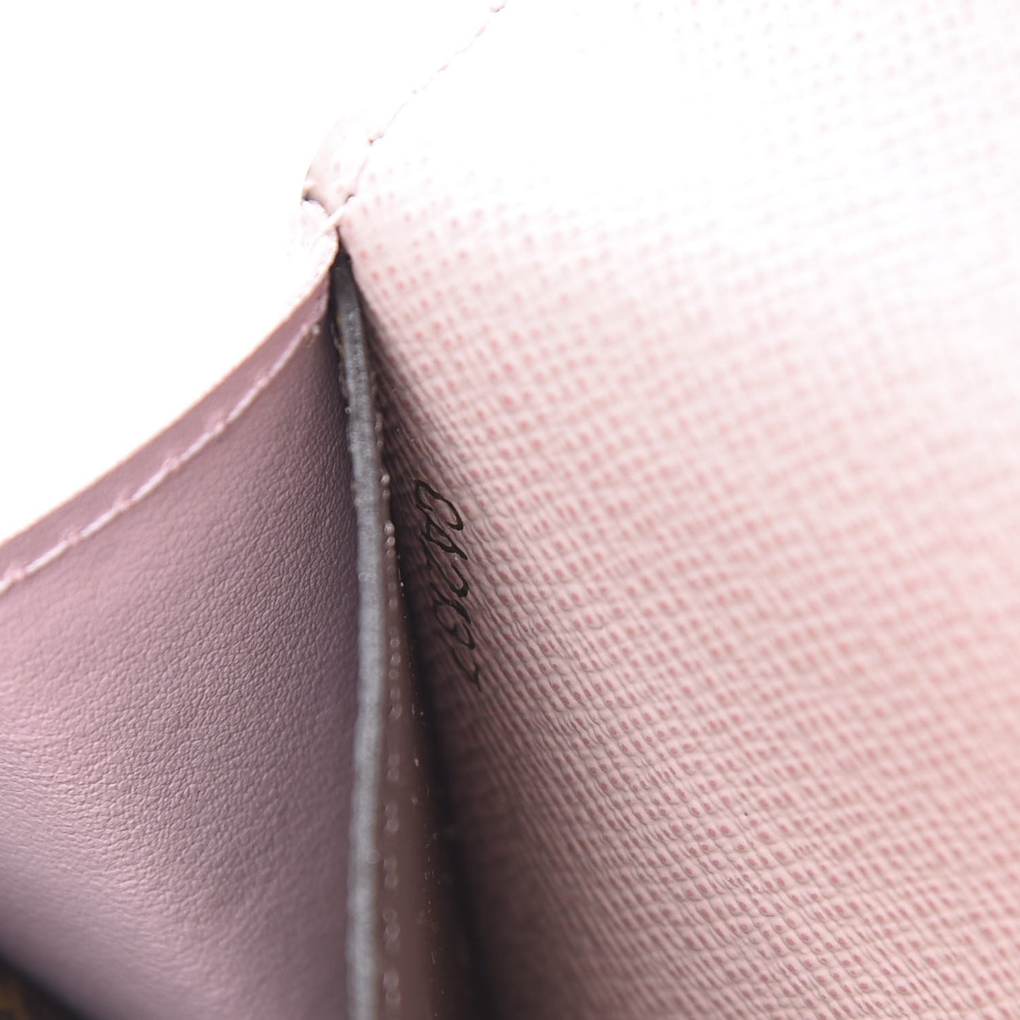 Monogram Emilie Wallet Rose Ballerine