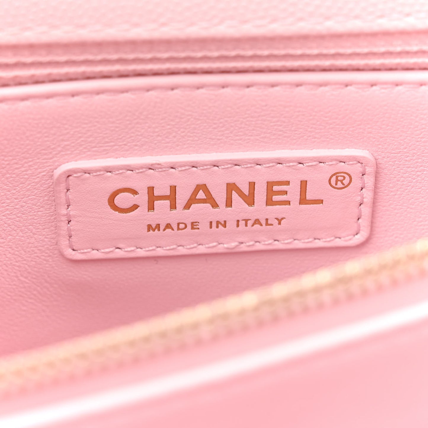 Caviar Quilted Small Coco Handle Flap Light Pink