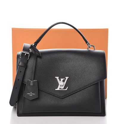 Louis Vuitton Soft Calfskin My Lockme Top Handle Black 11 of 11