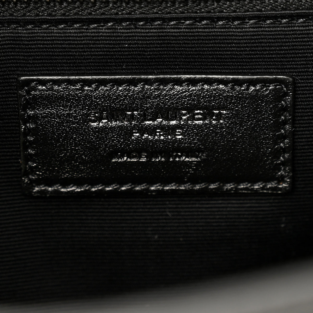 Saint Laurent Crinkled Calfskin Matelasse Monogram Medium Niki Chain Satchel Fog 6 of 10