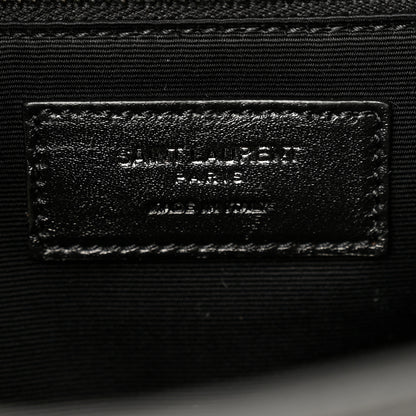 Saint Laurent Crinkled Calfskin Matelasse Monogram Medium Niki Chain Satchel Fog 6 of 10