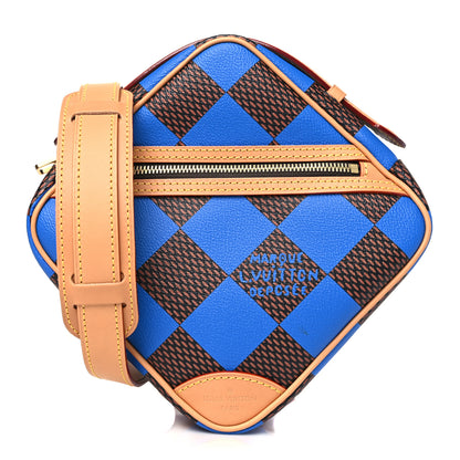 Louis Vuitton Damier Pop Chess Messenger Blue 1 of 17
