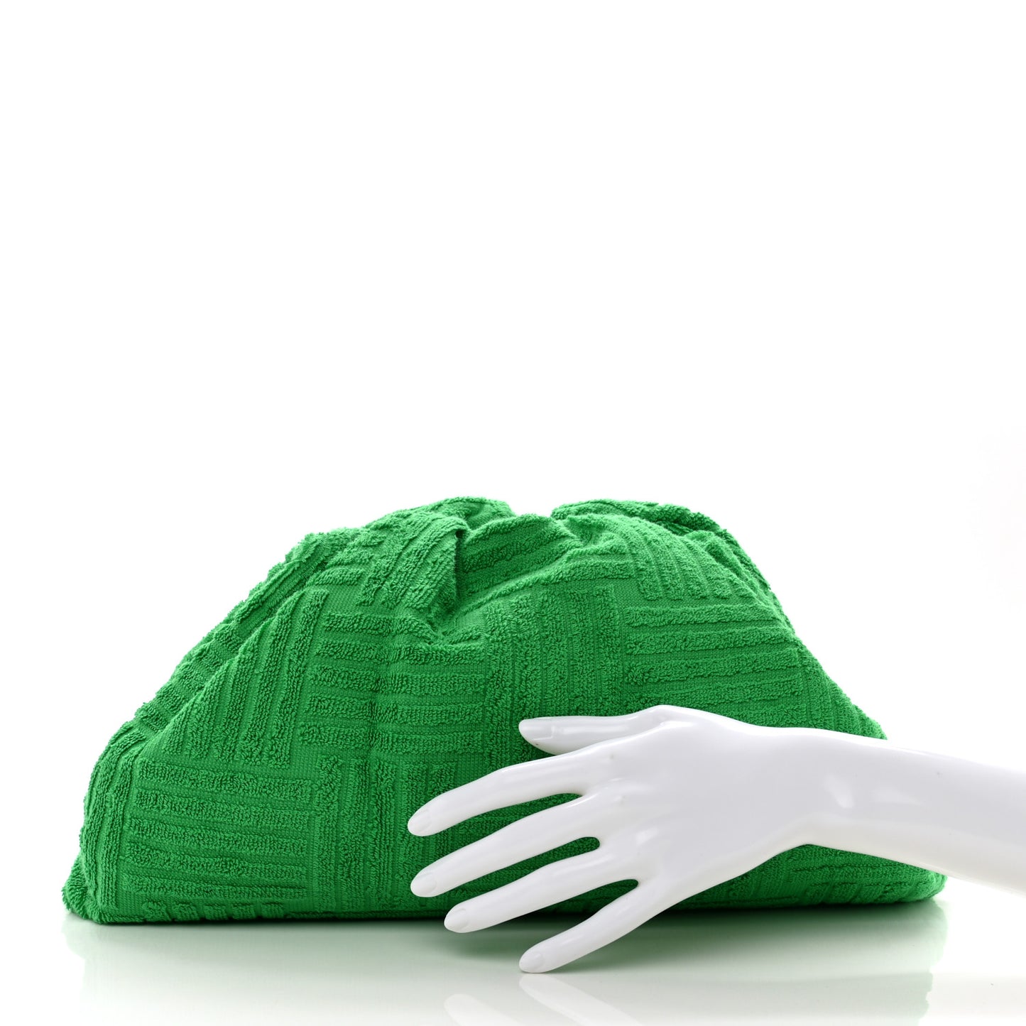 Sponge Fabric The Pouch Clutch Grass