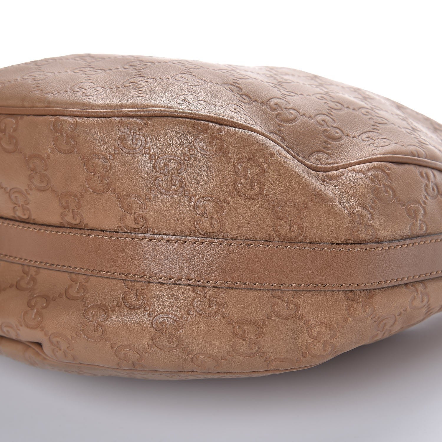 Gucci Guccissima Medium GG Twins Hobo Brown 9 of 10