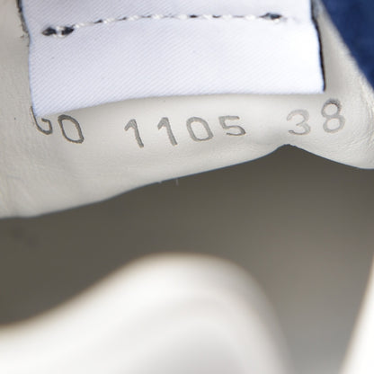 Louis Vuitton Suede Run Away Sneakers 38 Blue 8 of 8
