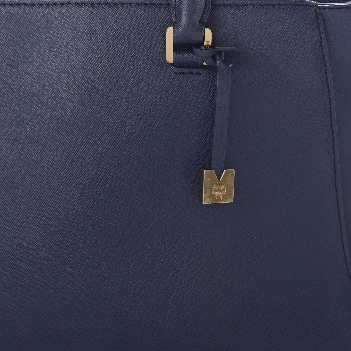 Saffiano Top Handle Tote Blue