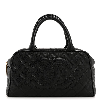 Chanel Caviar Quilted Small Bowler Black 1 of 13