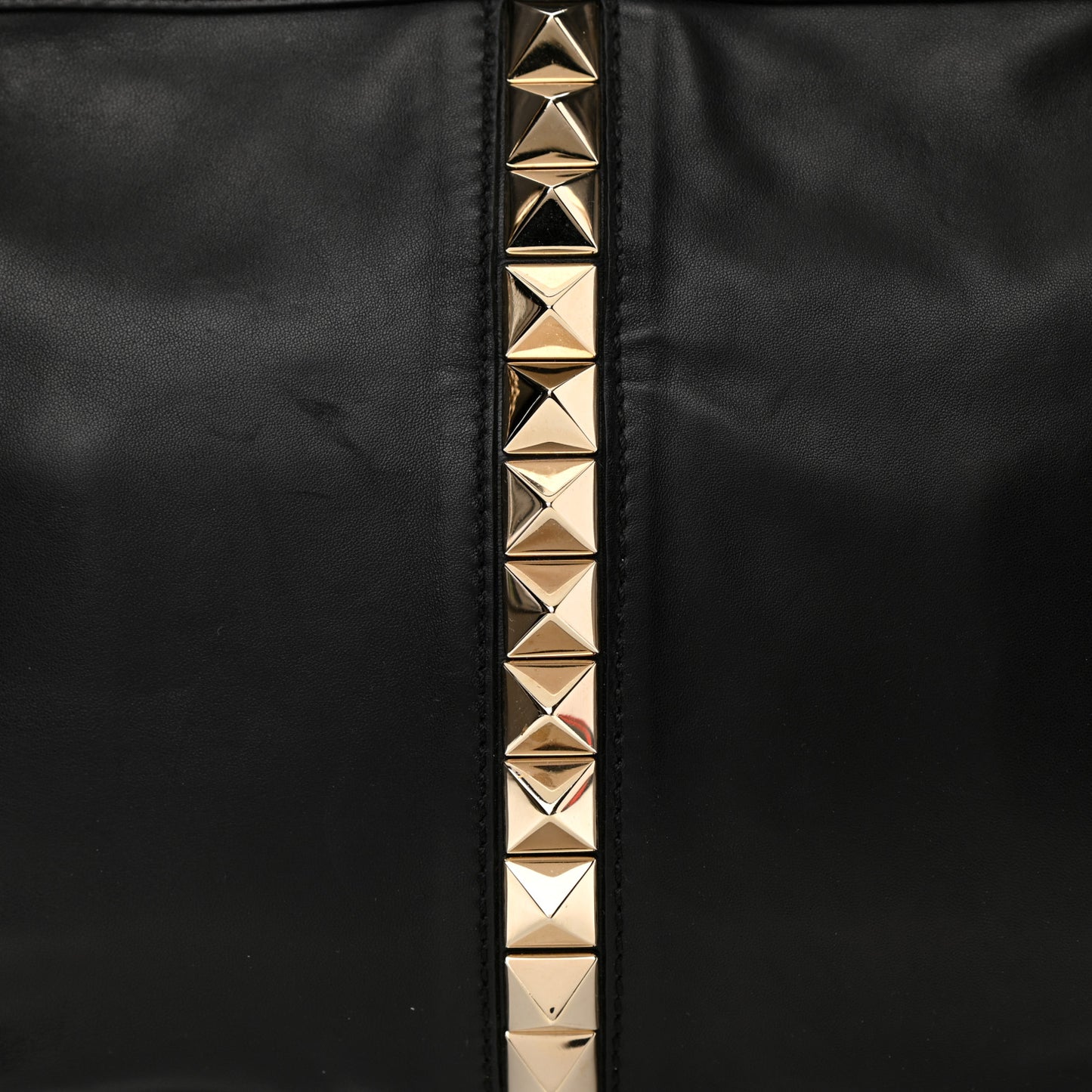 Nappa Va Va Voom Fold Over Chain Clutch Black