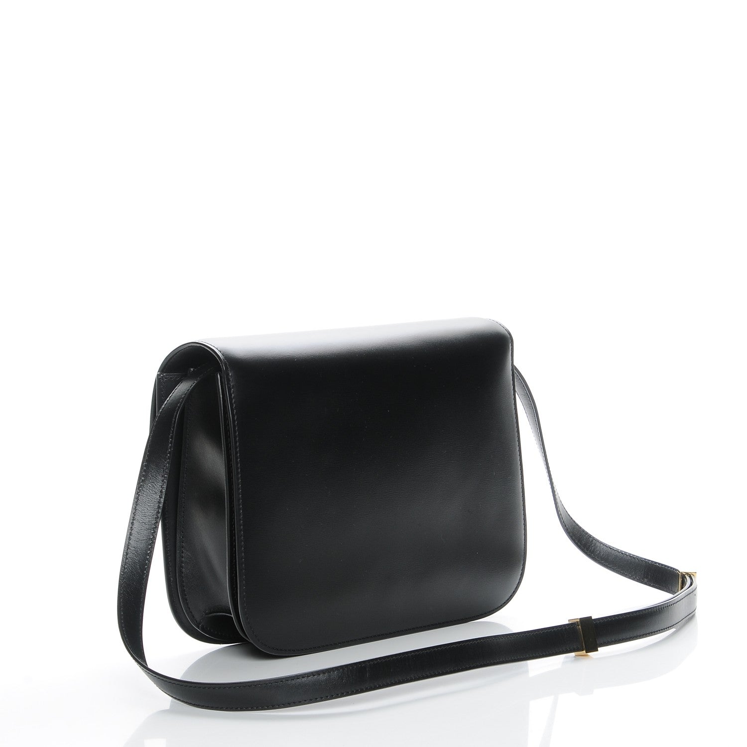 Celine Box Calfskin Medium Classic Box Flap Bag Black 3 of 7