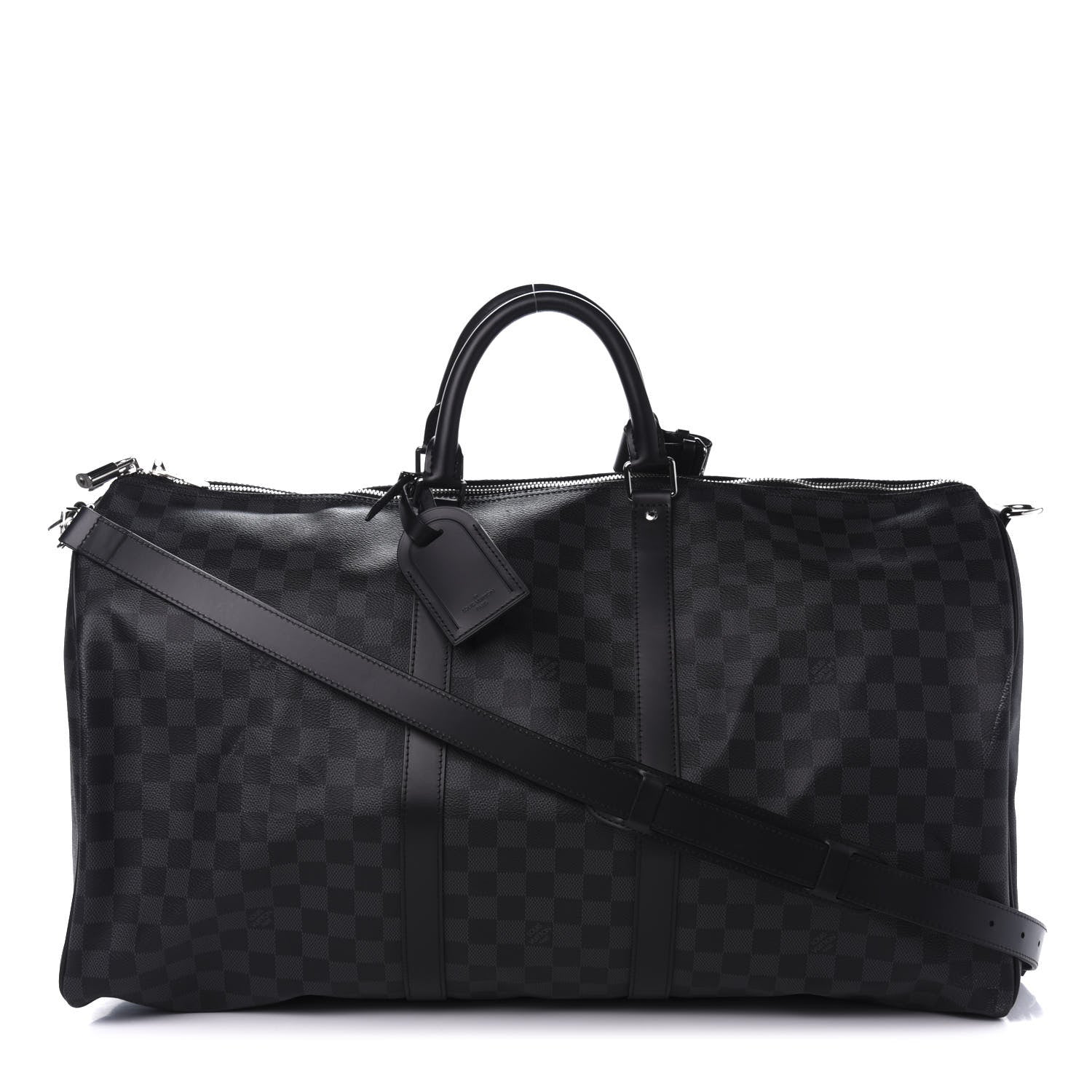 Louis Vuitton Damier Graphite Keepall Bandouliere 55 1 of 9