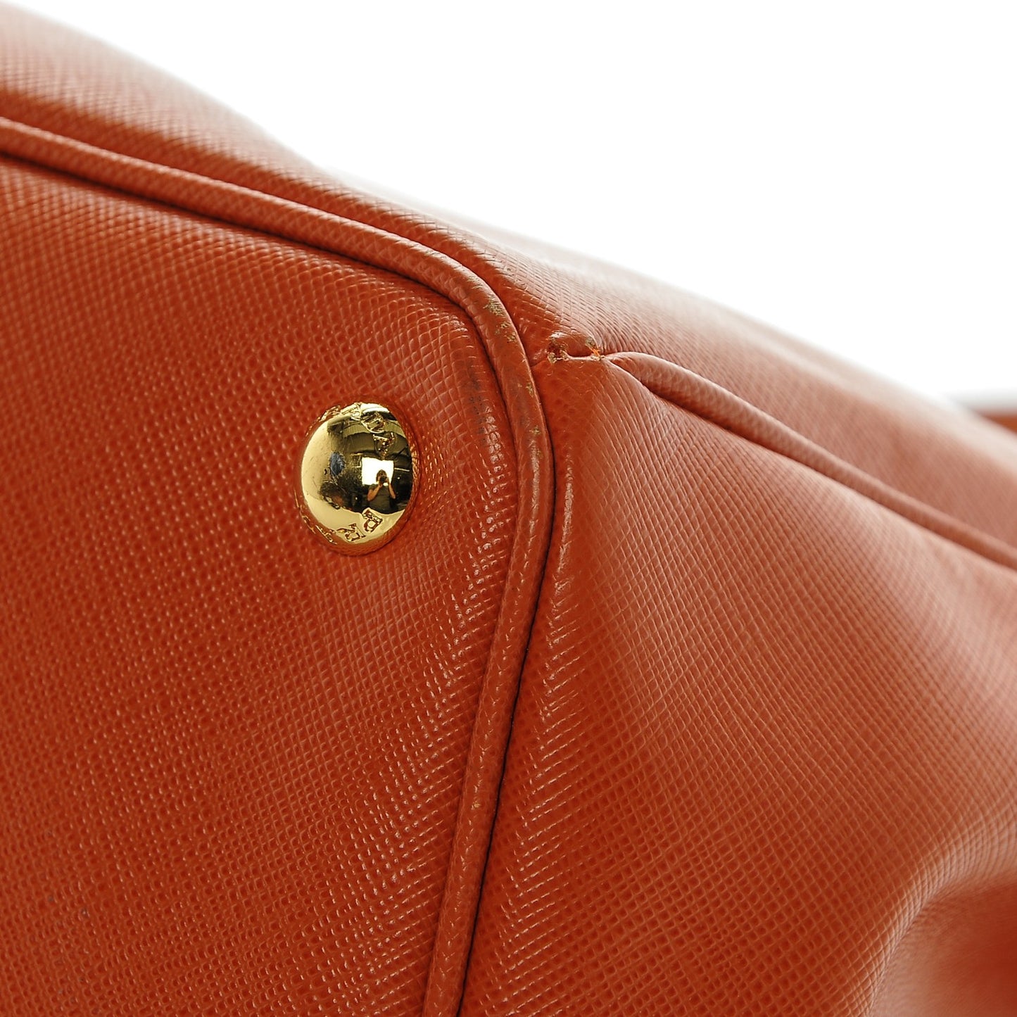 Saffiano Lux Large Tote Papaya