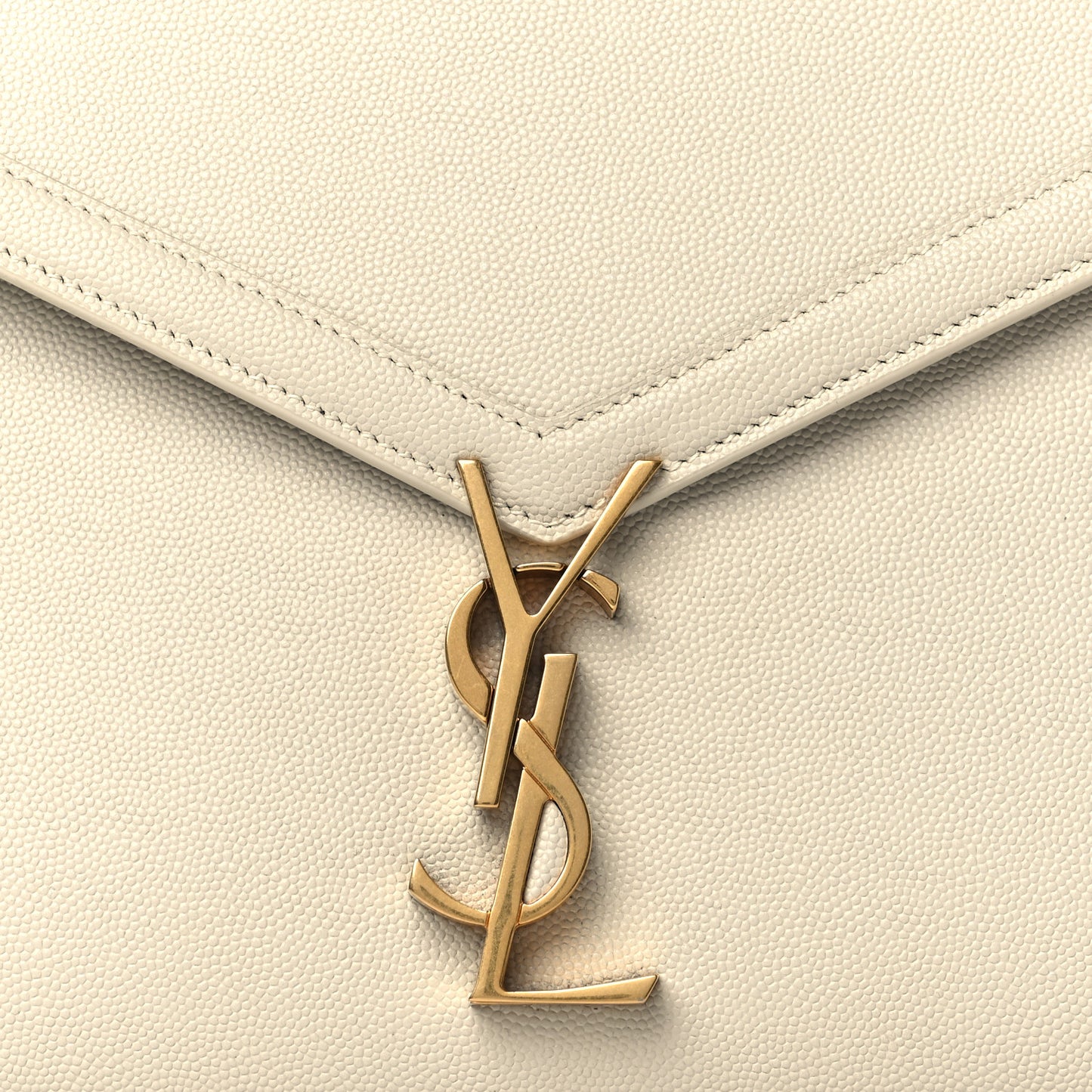 Grain de Poudre Medium Classic Monogram Cassandra Top Handle Crema Soft