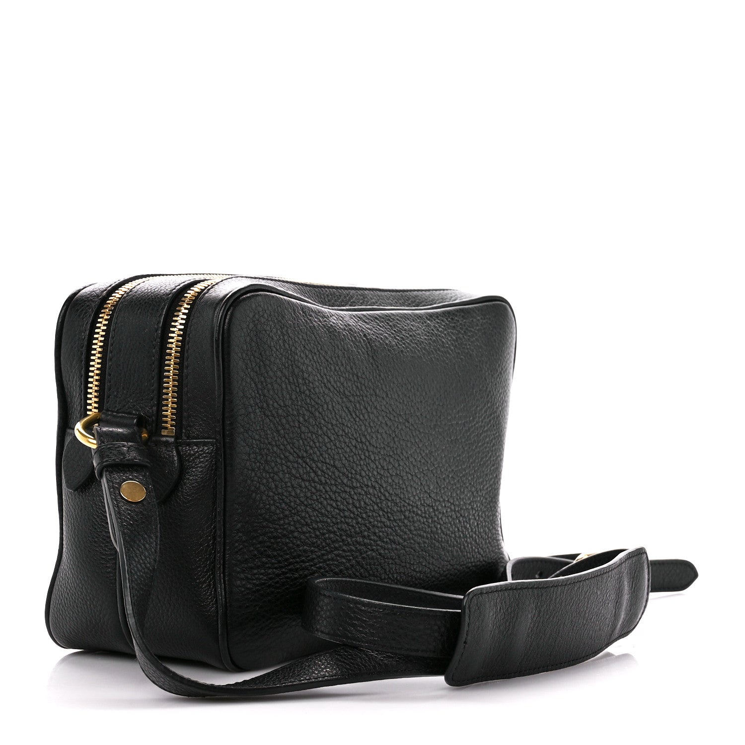 Prada Vitello Phenix Camera Bag Black 3 of 12