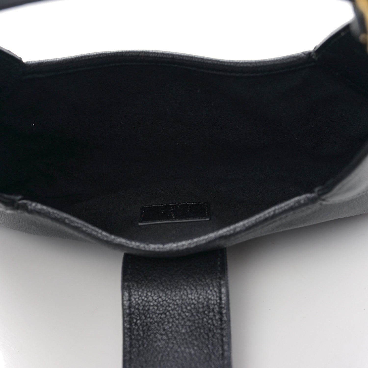 Gucci Goatskin Small GG Aphrodite Shoulder Bag Black 5 of 8