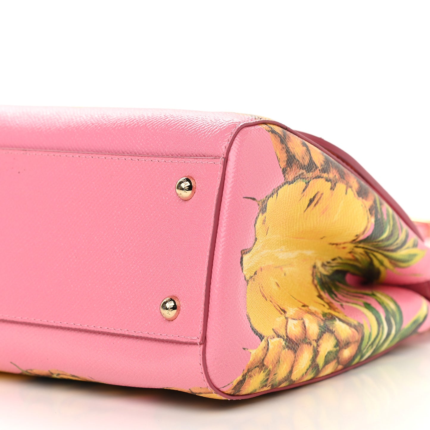 Dauphine Pineapple Print Medium Miss Sicily Satchel Rosa
